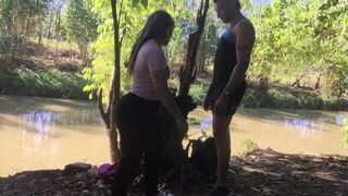 nice outdoor blowjob - porn video