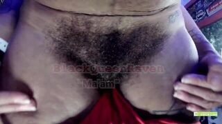 Look at My awesome tits and thick bush - porn video