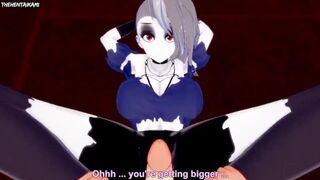 Hentai POV Feet Helluva Boss Loona Human Version - porn video